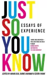 Just So You Know cover