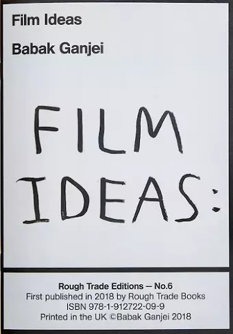 Film Ideas - Babak Ganjei (RT#6) cover