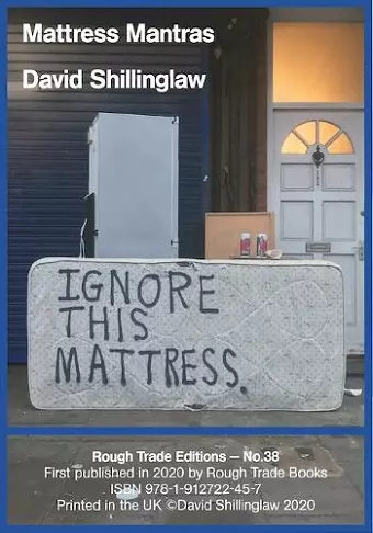 Mattress Mantras - David Shillinglaw (RT#38) cover