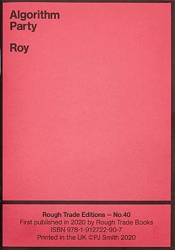 Roy - Algorithm Party (RT#40) cover