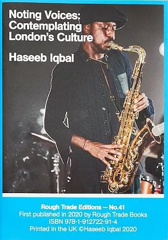 Haseeb Iqbal - Noting Voices: Contemplating London's Culture (RT#41) cover
