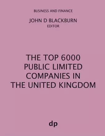 The Top 6000 Public Limited Companies in The United Kingdom cover