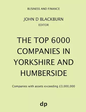 The Top 6000 Companies in Yorkshire and Humberside cover