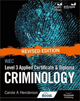 WJEC Level 3 Applied Certificate & Diploma Criminology: Revised Edition cover