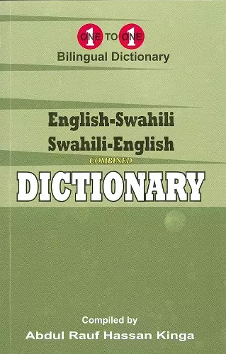 English-Swahili & Swahili-English One-to-One Dictionary (exam-suitable) cover