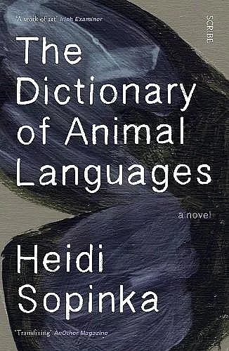 The Dictionary of Animal Languages cover