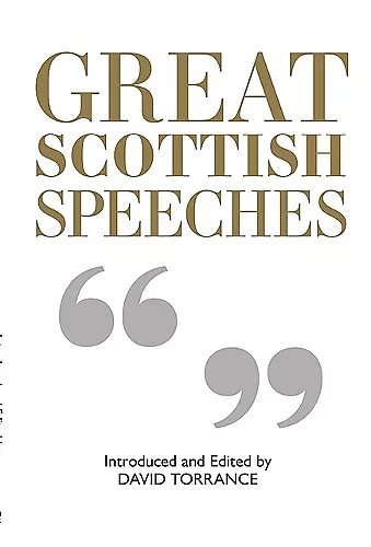 Great Scottish Speeches cover