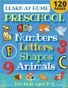 Learn at Home Preschool Numbers, Letters, Shapes & Animals for Kids Ages 2-4 cover