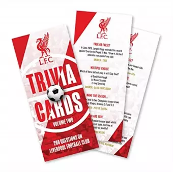 The Official Liverpool FC Trivia Cards Volume 2 cover