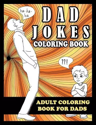 Dad Jokes Coloring Book cover