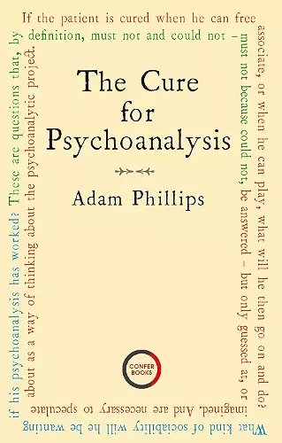 The Cure for Psychoanalysis cover