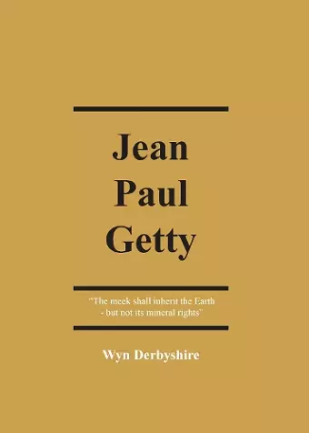 Jean Paul Getty cover