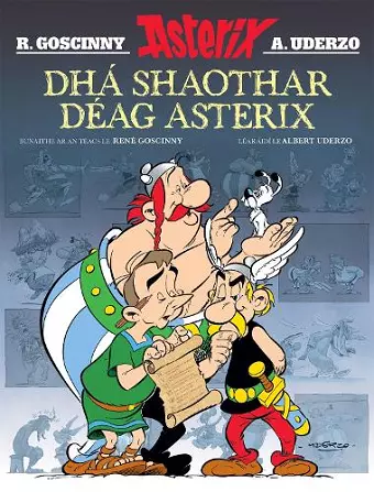 Dhá Shaothar Déag Asterix ( Leabhair Mhaisithe Asterix / Asterix Illustrated Albums in Irish) cover