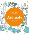 Large Print Colour & Frame - Animals (Colouring Book for Adults) cover