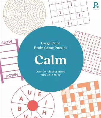 Large Print Brain Game Puzzles - Calm (Puzzle Book for Adults) cover