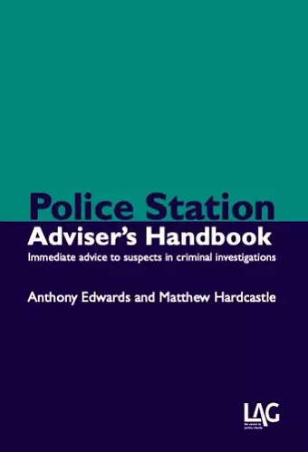 Police Station Adviser's Handbook cover