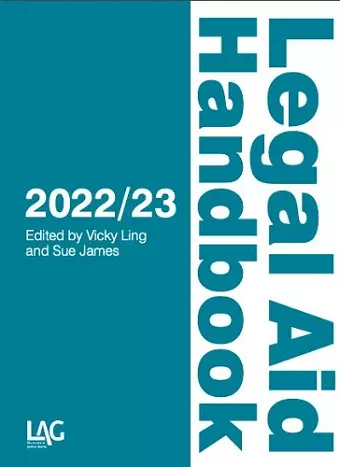 Legal Aid Handbook 2022/23 cover