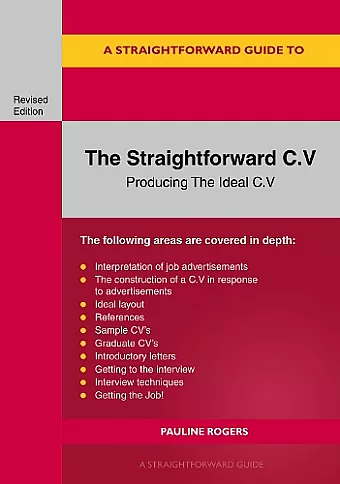 The Straightforward C.v. cover
