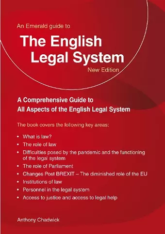 A Guide to the English Legal System cover