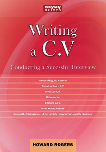 A Guide to Writing a C.V. cover