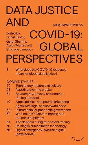 Data Justice and COVID-19: Global Perspectives cover