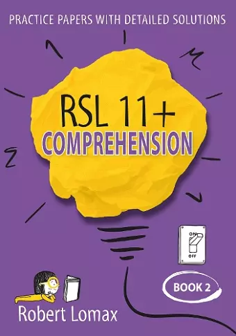 RSL 11+ Comprehension cover