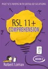 RSL 11+ Comprehension cover
