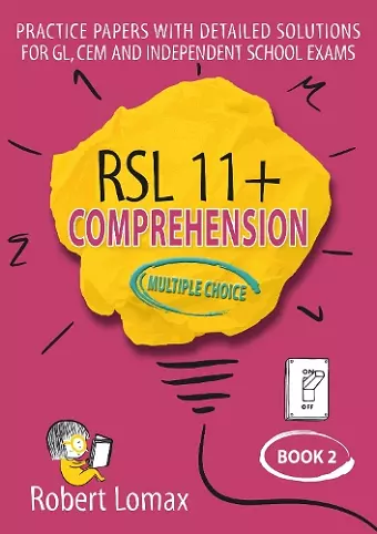 RSL 11+ Comprehension, Multiple Choice: Book 2 cover
