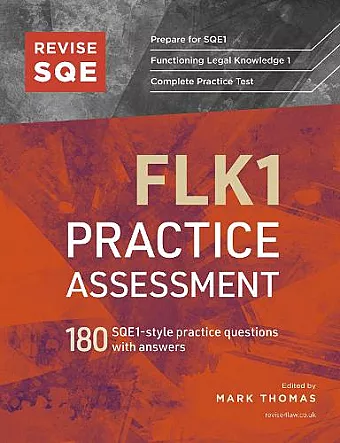 Revise SQE FLK1 Practice Assessment cover