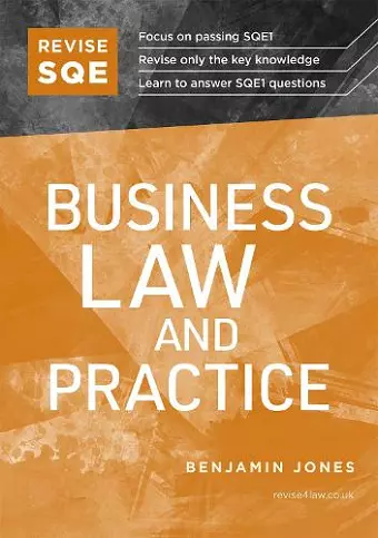 Revise SQE Business Law and Practice cover