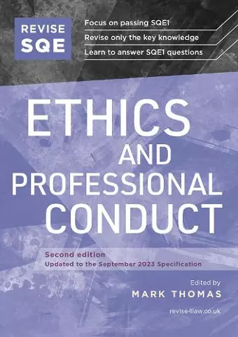 Revise SQE Ethics and Professional Conduct cover