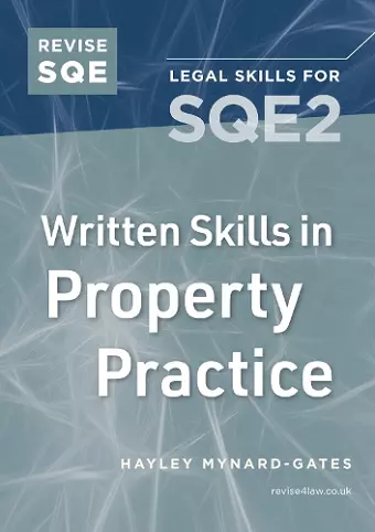 Revise SQE Written Skills in Property Practice cover