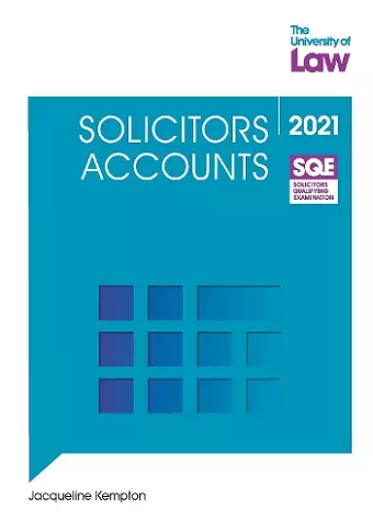 SQE - Solicitors Accounts cover