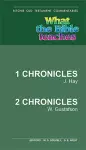 What the Bible Teaches- 1&2 Chronicles cover