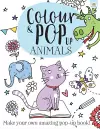 Colour & Pop Up Animals cover