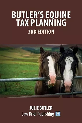 Butler's Equine Tax Planning cover