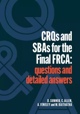 CRQs and SBAs for the Final FRCA cover