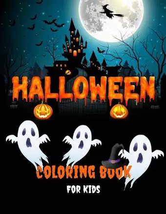 Halloween Coloring Book For Kids cover