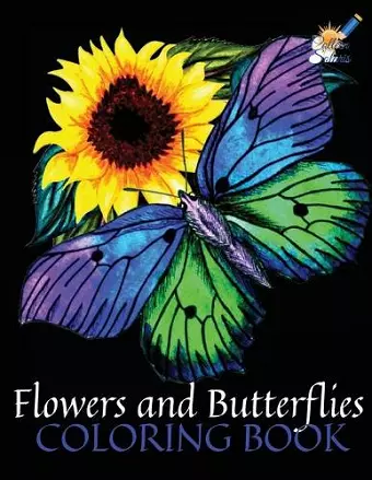 Flowers and Butterflies Coloring Book cover