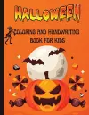 Halloween Coloring and Handwriting Book for Kids cover