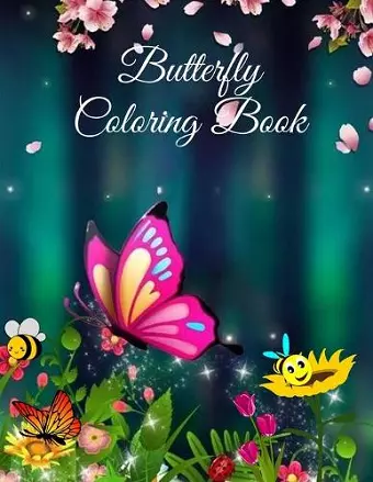 Butterfly Coloring Book cover