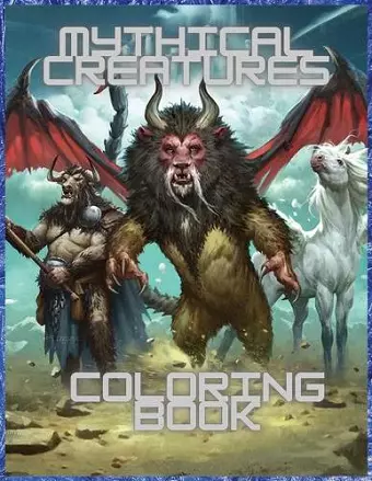 Mythical Creatures Coloring Book cover