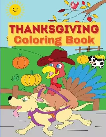 Thanksgiving Coloring Book cover