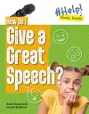 How Do I Give a Great Speech? cover