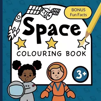 Colouring Book Space For Children cover