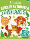 Mindful Sticker by Number Animals cover