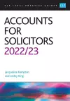 Accounts for Solicitors 2022/2023 cover