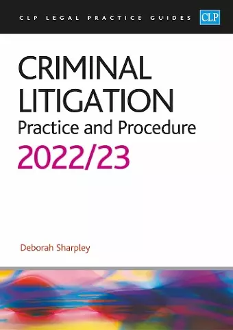 Criminal Litigation: 2022/2023 cover