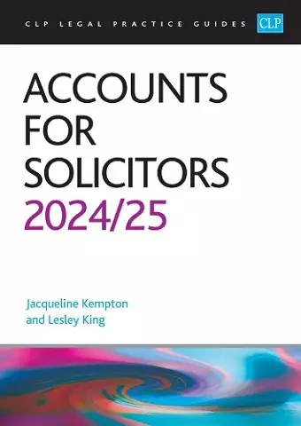 Accounts for Solicitors 2024/2025 cover