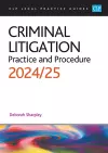 Criminal Litigation: 2024/2025 cover